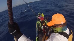 Maui Blue Ranger Kayak Fishing - Mahi Mahi Battle