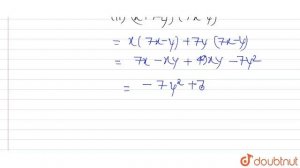 गुणनफल ज्ञात  कीजिए :  (i) ` (5-2x(3+x)` (ii) ` (x+7y) (7x-y)`  (iii) `(a^2+b)(a+b^2)`  (iv)