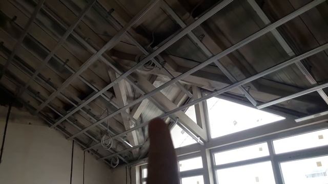 Мансарда. Каркас на два слоя гипсокартона  и  шумоизоляция