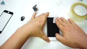 Защитное стекло 5D для iphone 7 и 8 plus - Наклеить сможет каждый!!!