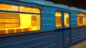 Перегонка парадного электропоезда 81-710 "ЕЖ-3" через станцию метро Косино, Некрасовская линия