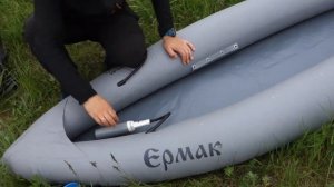 Пеше-водный поход, река Дубна, байдарки Ермак 260 и Ермак 300 Лайт