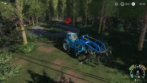 Farming Simulator 19. Подготовка территории, первый раз вожу бревна на тракторе. KALADOR #2