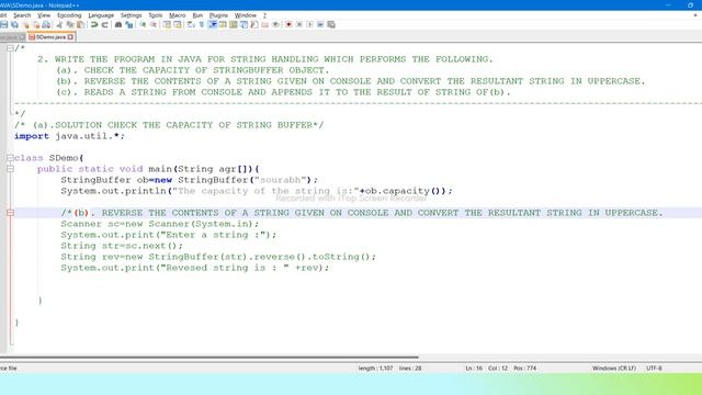 StringBuffer Class And StringBuffer Method In java | Simple Concept @glitchnavigator