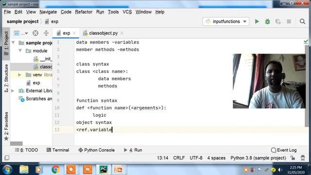 PYTHON  - CLASS  - OBJECT