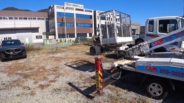 Манипулятор 7 тонн/ Автовышка 18 метров / Обзор. Корея смотреть онлайн