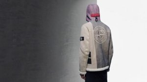 7315 Stone Island AW '020'021 _ Hand Sprayed Over Printed Sheepskin