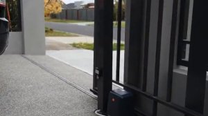 Sliding gate with BFT Deimos 400 motor by Melbourne Automatic Gates