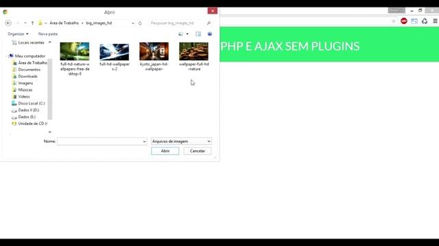 Exemplo de Upload com PHP e Jquery/Ajax sem plugins смотреть онлайн