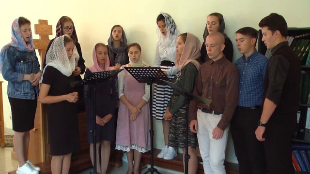 Хвалите имя Господне Виноградов  спевка  детский хор