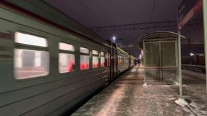 "Редкий пид!" Электропоезд ЭД4М - 0217 отправляется со станции "Селятино". #ржд #эд4м #цппк #бмо