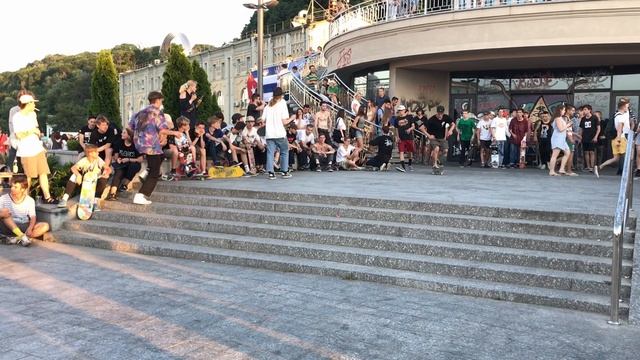 Убойный скейтбординг?Речной порт, день скейтбординга, самба, румба, бачата. смотреть онлайн