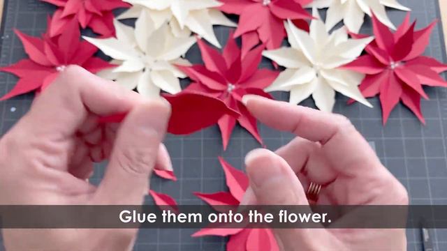 DIY Poinsettia Flowers 2021 | How to Make Paper Poinsettias | Christmas Decoration Ideas смотреть онлайн