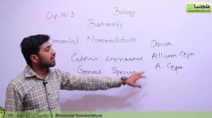 9th Class Biology | Chapter 3 | Bionomial Nomenclature