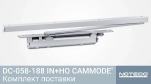 Скрытый кулачковый доводчик NOTEDO DC-058-158 IN+HO CAMMODE - комплект поставки