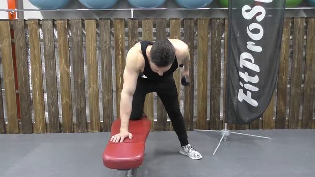 Tricep Dumbbell Kickback | FitProSport | App for Android & iOS смотреть онлайн