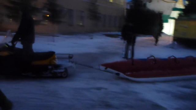 Тестовый прокат зимнего банана на 5 человек (3) смотреть онлайн