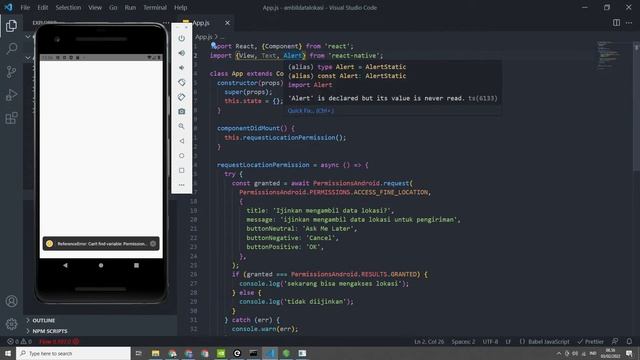 Cara Mengambil Lokasi dengan React Native смотреть онлайн