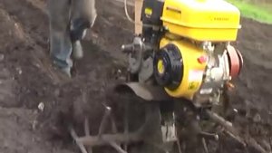 Посадка картошки мотоблоком _Каскад_