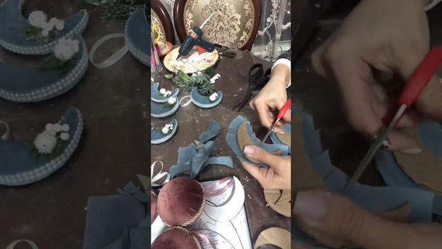 Новогодние игрушки ручной работы @wedding_decor_naira смотреть онлайн