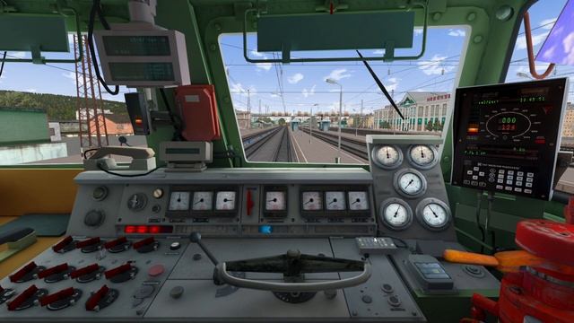 ЧС2Т запуск, управление и смена кабины! | RTrainSim