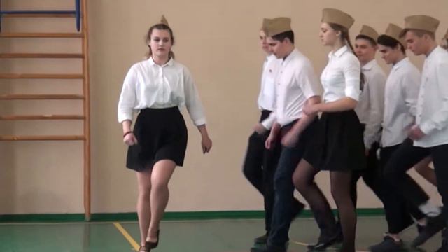 ШКОЛА 656 Смотр строя и песни 9 10кл в СП 2 28 02 2019 смотреть онлайн