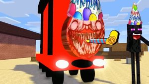 Monster School : SEASON 1 ALL EPISODE TRAIN SCHOOL HORROR CHALLENGE - Minecraft Animation