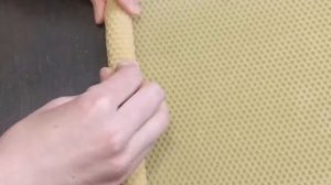 Мастер-класс «Свеча из вощины»