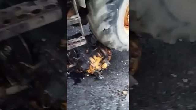 Выпала КПП с погрузчика Амкодор весом в 580 кг. смотреть онлайн