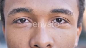 Blinking Eyes of African Man | Stock Footage - Videohive