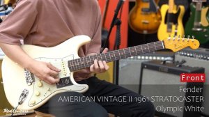 Red Guitars - Fender / AMERICAN VINTAGE II 1961 STRATOCASTER - Olympic White