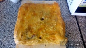 Пирог Курник с мясом  дикой утки