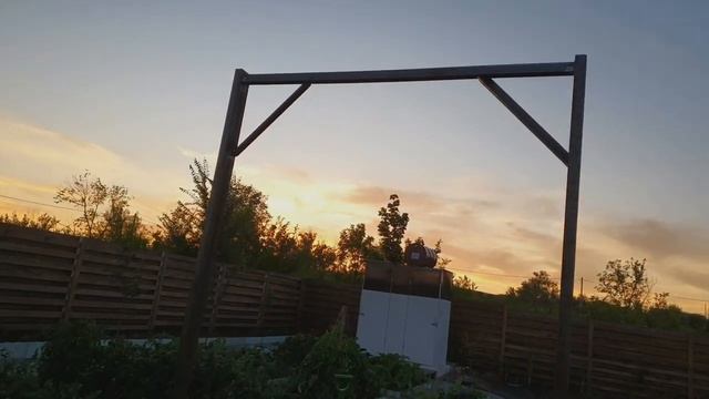 Спортуголок на участке . смотреть онлайн