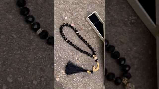 Мусульманские чётки 33 бусин. Хотите видео урок ? смотреть онлайн