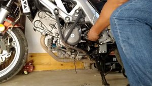 Замена ведущей звезды на мотоцикле suzuki sv 650s