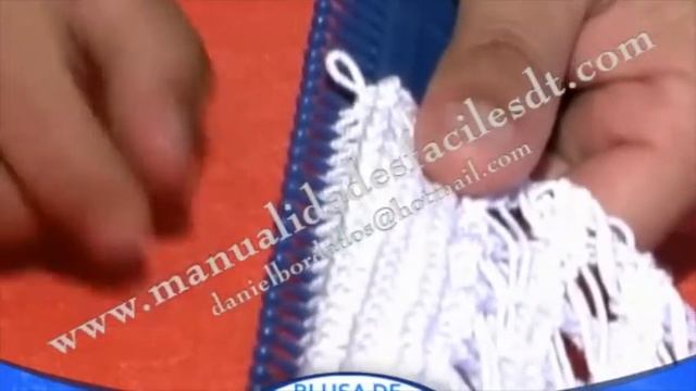 Blusa de 3 piezas elaborada con el telar universal DANTAPLAST смотреть онлайн