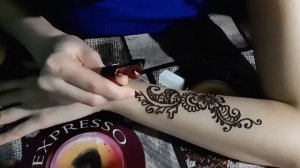 Мехенди - Роспись хной на руке | Henna art on hand