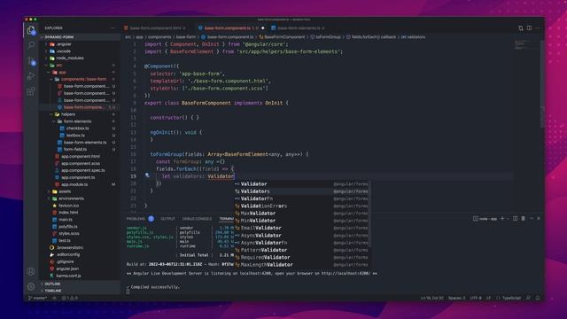 Angular Dynamic Form Builder with Reactive Forms Api