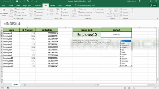 Index Match Multiple Lookup Value And Lookup array in Named Range Excel Formula смотреть онлайн