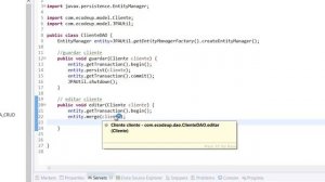 Cómo crear un CRUD en Java Web JSF, JPA, Maven (Clase ClienteDAO)