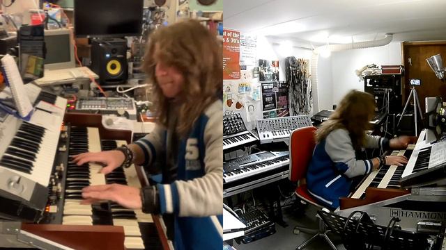 Herbie Hancock's Watermelon Man on Hammond XK-5 and MiniMoog Voyager by PJ Kleevens смотреть онлайн