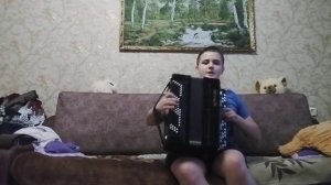 Песня под баян (На берегу Чу)  поет Артем Вязовский.