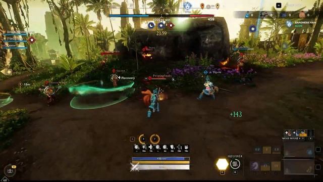 INSANE 3v10 IN OUTPOST RUSH! THIS LIFE STAFF BUILD IS OP! ft. ARROWli 1v1 BOW DUEL! | New World MMO смотреть онлайн