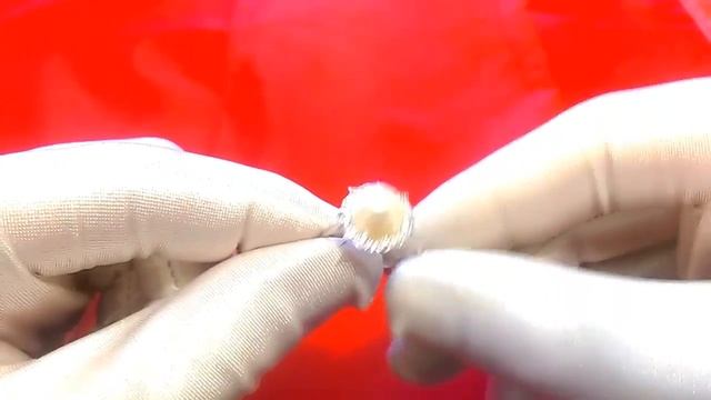 Серебряное кольцо с натуральным жемчугом и фианитами 51504S1 смотреть онлайн