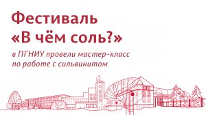 В ПГНИУ провели мастер-класс по работе с сильвинитом для школьников