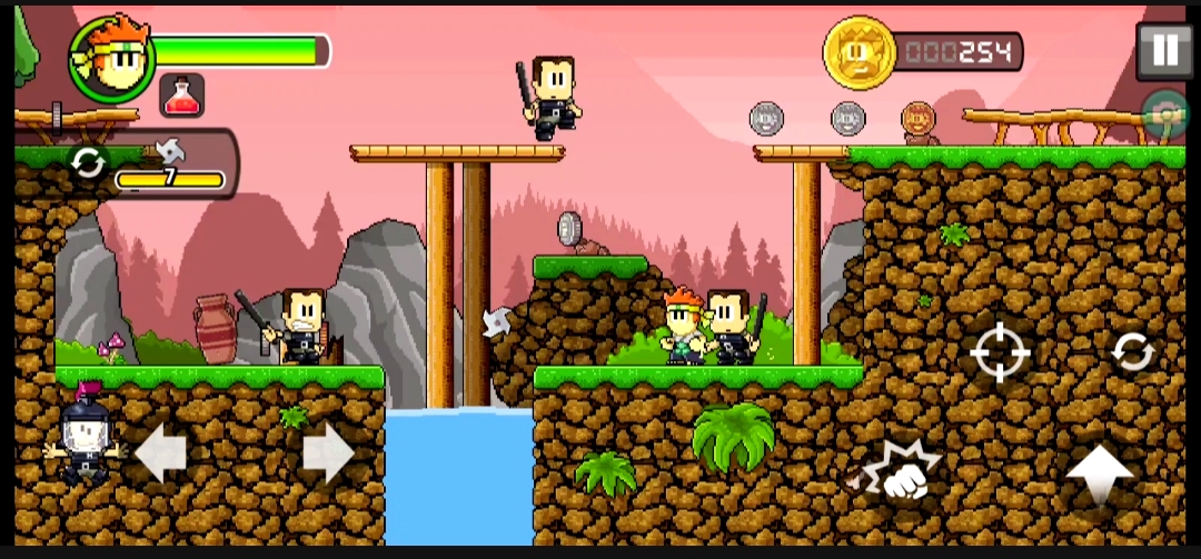 Пиксельная игра- Мужчина Дэн. Dan the Man
Видеоигры