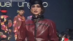EMANUEL UNGARO Fall Winter 1992 1993 Paris - Fashion Channel