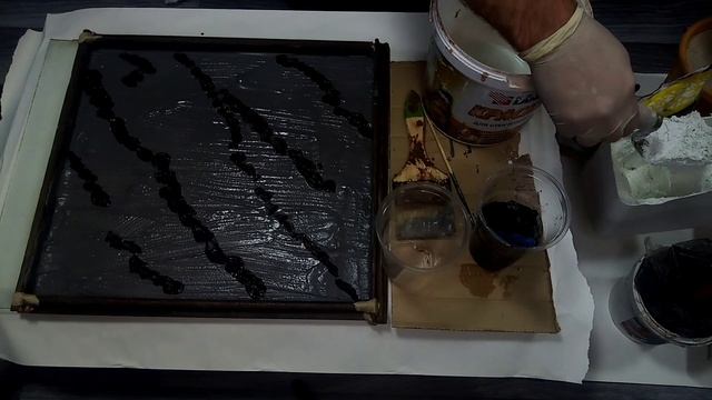 Полный процесс создания мрамора из бетона. СВОИМИ РУКАМИ.