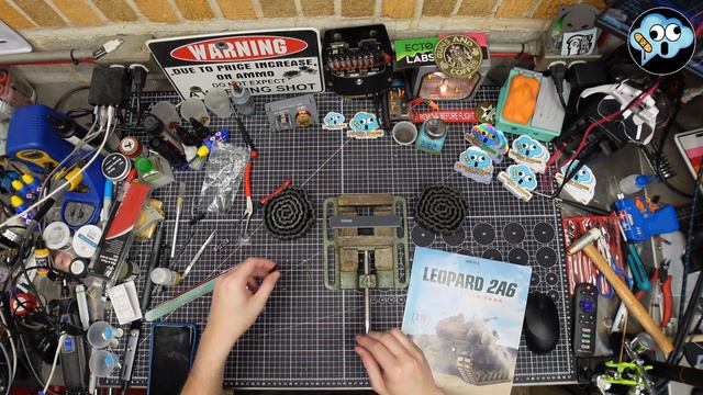 Agora models 1/16 scale Leopard 2A6 Main Battle Tank partwork kit Track link build tips. смотреть онлайн