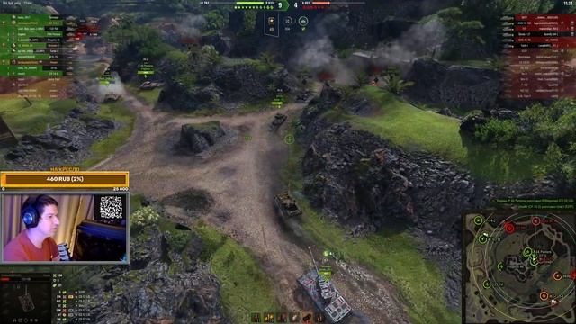 Леший. СУ-130ПМ. Мир Танков. Гоняем Взводом. Присоеденяйся к Нам #Вечерние Нубы